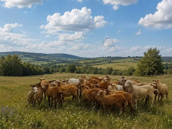 Schafe (Partie, Geschlecht nicht angegeben), Katum sheep
