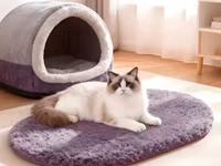 Мягкая лежанка для кошек 2 штуки, как на фото. Новые - Размер: 60×40 — сүрөт 2