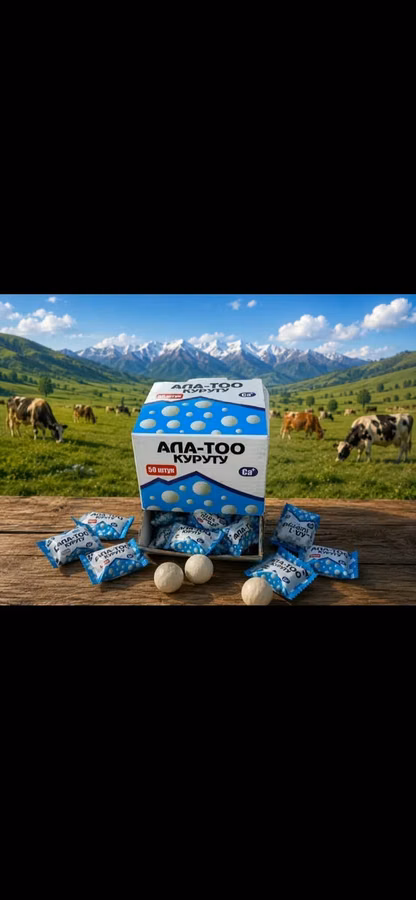 Ала-Тоо Куруту — традиционный киргизский сушёный кисломолочный продукт