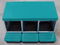 Cuibar pentru găini cu colector de ouă Des Champs MG03 (3 sectiuni) — 照片 5