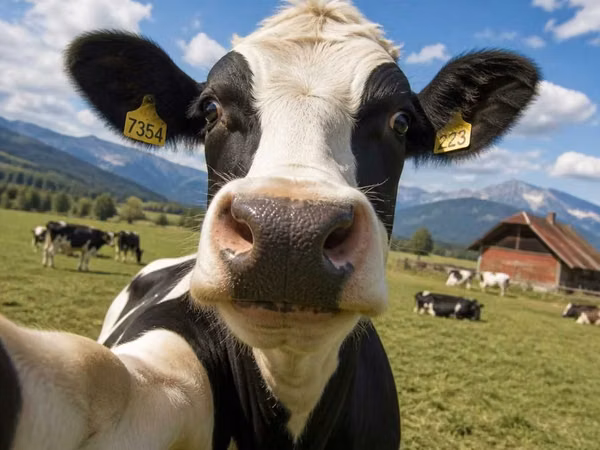 Bulle, Russian Black pied cattle — Kasachstan
