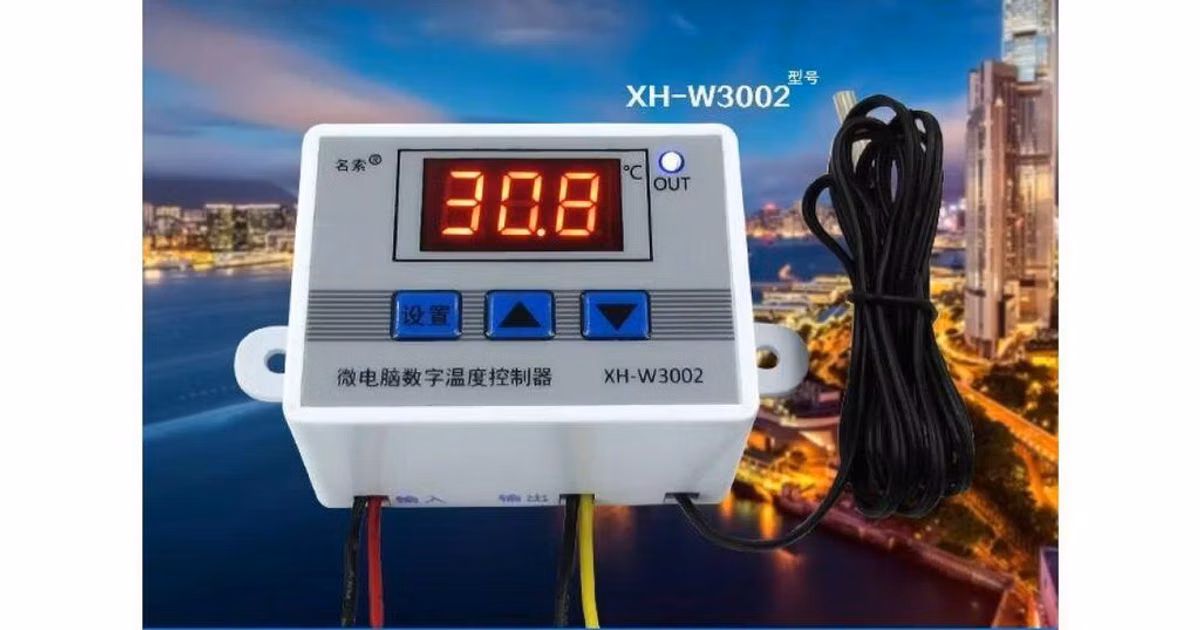Контроллер для инкубатора XH-W3001 и 30002 на 12 вольт и 220 вольт