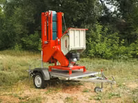 tocător de crengi arpal am-120tr-k pro pentru tractor cu banda de transportare — Foto 5