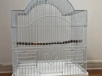 Клетка для попугаев Нужно докупить кормушки - Металлическая решётка — сүрөт 2