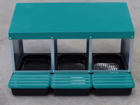 Cuibar pentru găini cu colector de ouă Des Champs MG03 (3 sectiuni) — 照片 3