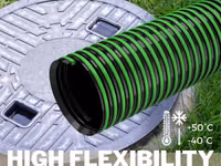 Furtun asenizare 100mm Moldova, Шланги ассенизаторские, Furtun PVC vidanja — сүрөт 3
