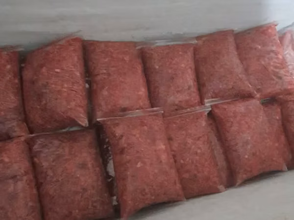 Мясной Фарш Говяжий для собак и кошек Состав: Печень Почки Яйца