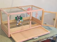 Dovşan,cücə,pişik,hamster,quş ve s kimi ev heyvanlari üçün qəfəsler — Foto 3