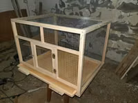 Taxta karkaslı universal qəfəs - Material: möhkəm şam ağacı karkas — Foto 2