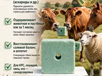 ЛИМИСОЛ-Ф ПРЕМИУМ — соль-лизунец против паразитов Назначение: - — Foto 1