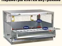 Клетка для кур-несушек «Профессионал» (1 ярус, до 10 голов) — 照片 4