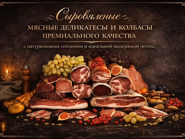 Премиальные сыровяленые деликатесы оптом