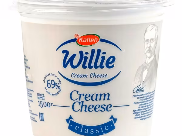Классический сливочный сыр Kalleh Willie, представленный в удобной