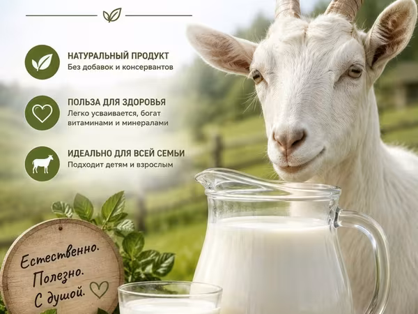 Козье молоко, Домашнее, В розницу