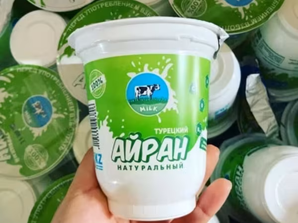 Айран турецкий, натуральный. - Формат: стаканчик с крышкой. - Марка