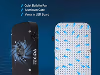 Fecida 1000w 12000 lumen лампа для растений — الصورة 2