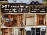 2006 Cimarron Trailers Prestige Gooseneck Horse Trailer — फ़ोटो 1