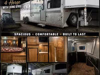 2001 Sundowner Trailers Sunlite Gooseneck Horse Trailer — फ़ोटो 1