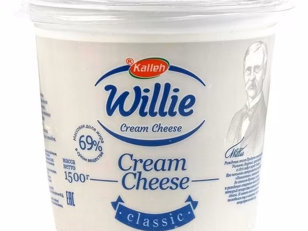 Классический сливочный сыр Kalleh Willie, представленный в удобной