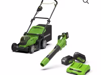 Set pentru grădină Suflator pentru frunze+ Mașină de tuns iarba, pe acumulatoare 8800lei — 1-сурет